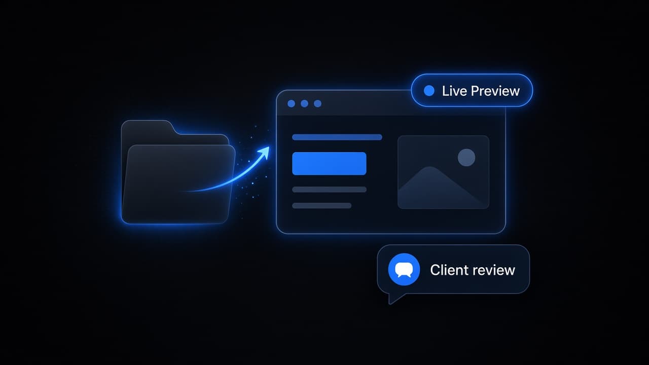Send a Client a Live Preview From a Website Folder