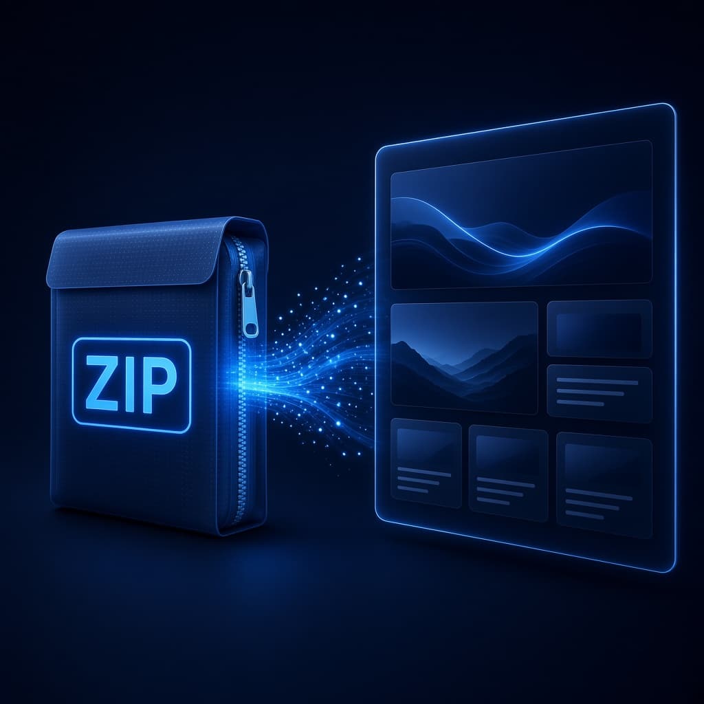 Host Google Stitch & Claude Design ZIP Free